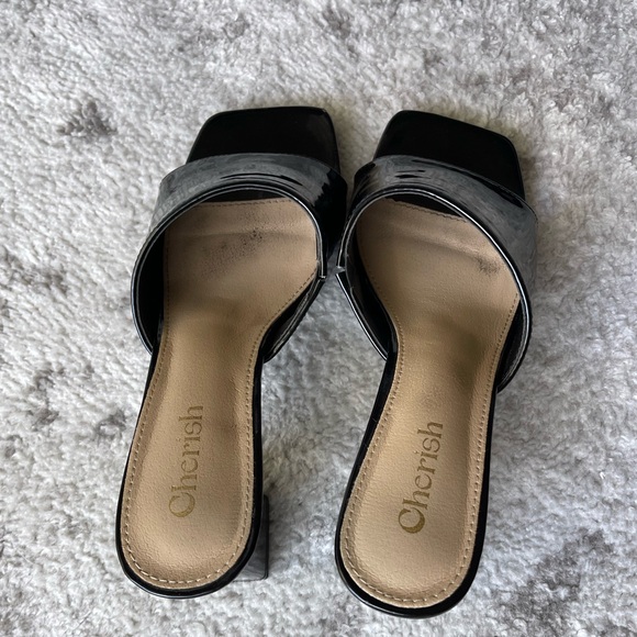 Black Block Heels - Picture 5 of 9